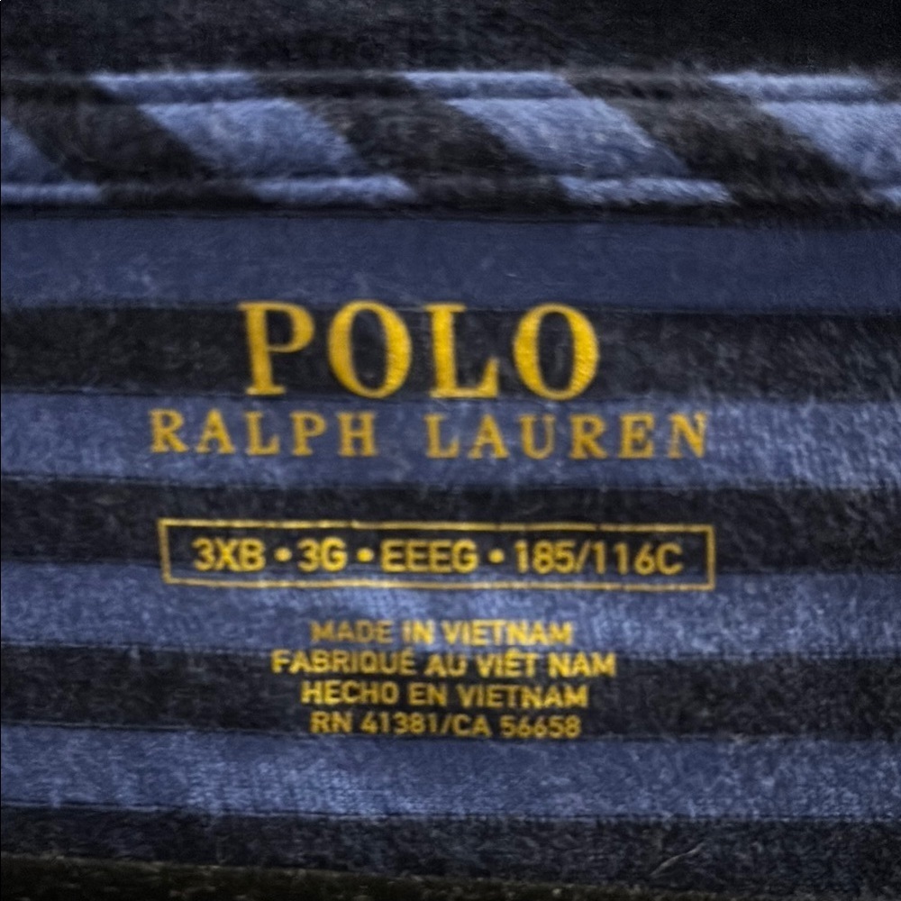 🦸‍♂️Big & Tall -Polo by Ralph Lauren Blue Long Sleeve Tee - Picture 2 of 3